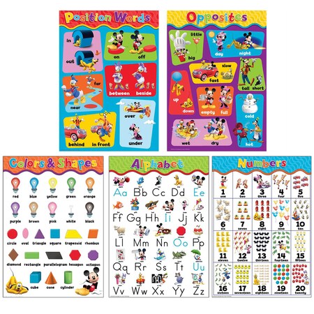 Eureka Mickey Mouse Clubhouse Beginning Concepts Bulletin Board Set 847533